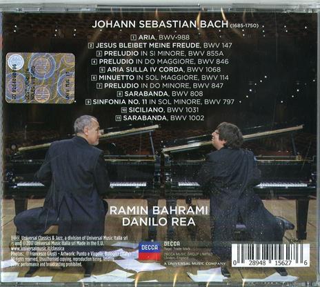 Bach is in the Air - CD Audio di Johann Sebastian Bach,Danilo Rea,Ramin Bahrami - 2