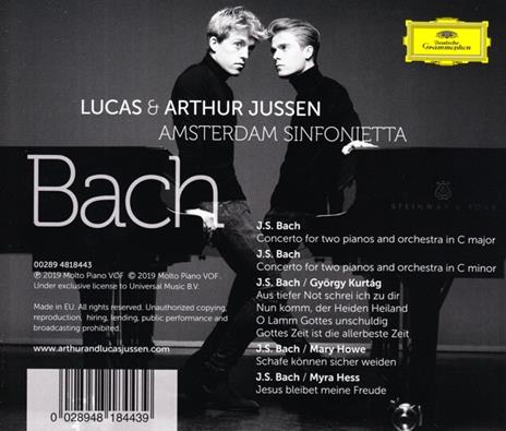 Lucas & Arthur Jussen: Bach - CD Audio - 2