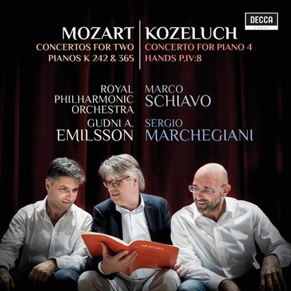 Concerti per due pianoforti K242 - CD Audio di Wolfgang Amadeus Mozart,Sergio Marchegiani,Marco Schiavo