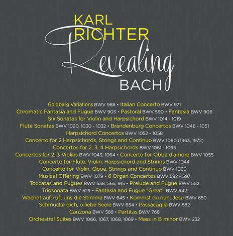 Revealing Bach - CD Audio di Johann Sebastian Bach,Karl Richter,Münchener Bach-Orchester - 2