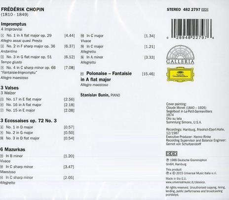 Improvvisi - Valzer - Mazurke - CD Audio di Frederic Chopin,Stanislav Bunin - 2