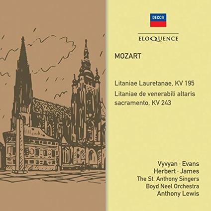 Litanies, Kv 195 & 243 - CD Audio di Wolfgang Amadeus Mozart