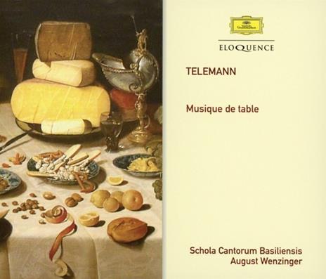 Musique de table - CD Audio di Georg Philipp Telemann,Schola Cantorum Basiliensis,August Wenzinger