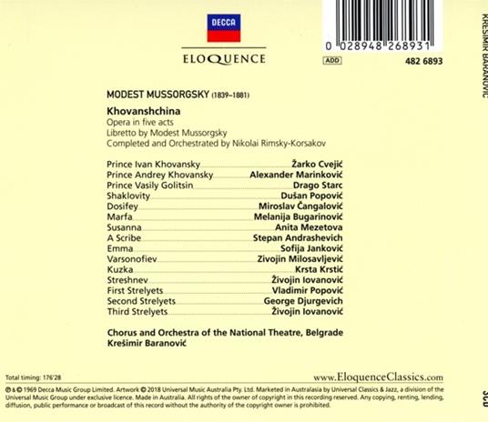 Khovanshchina - CD Audio di Modest Mussorgsky - 2