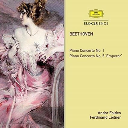 Concerto per pianoforte n.1, n.5 - CD Audio di Ludwig van Beethoven,Berliner Philharmoniker,Ferdinand Leitner,Andor Foldes