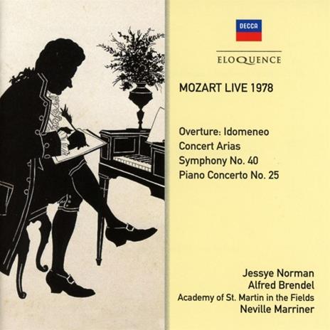 Mozart Live 1978 - CD Audio di Wolfgang Amadeus Mozart,Alfred Brendel,Jessye Norman,Neville Marriner,Academy of St. Martin in the Fields