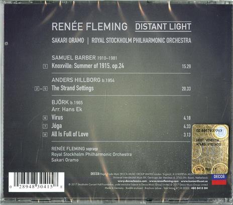 Distant Light - CD Audio di Renée Fleming - 2