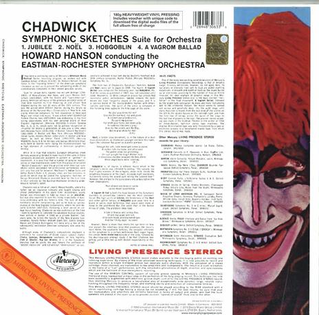 Symphonic Sketches - Vinile LP di Howard Hanson,George Whitefield Chadwick,Eastman-Rochester Pops Orchestra - 2