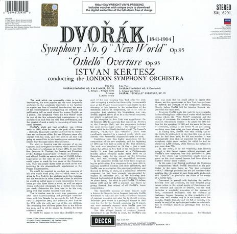 Sinfonia n.9 - Vinile LP di Antonin Dvorak,Istvan Kertesz,London Symphony Orchestra - 2