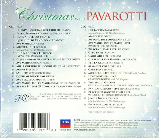Christmas with Pavarotti - CD Audio di Luciano Pavarotti - 2