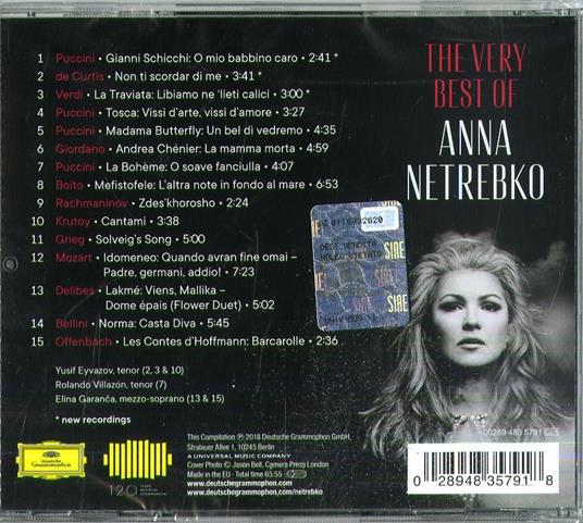The Very Best of Anna Netrebko - CD Audio di Anna Netrebko - 2