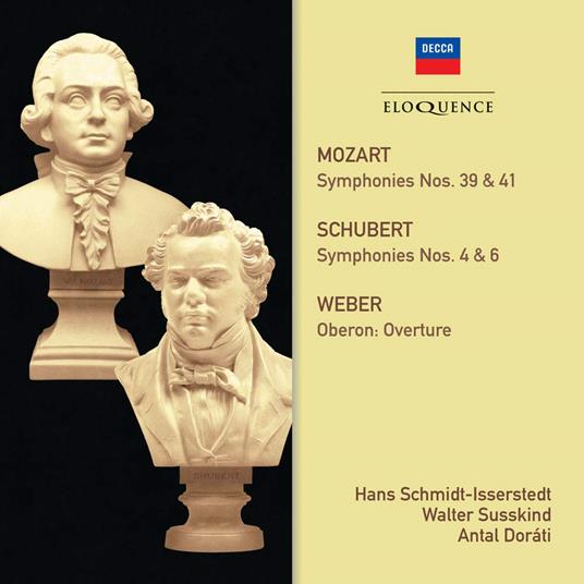 Symphonies - CD Audio di Wolfgang Amadeus Mozart,Franz Schubert