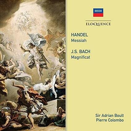 Messiah / Magnificat - CD Audio di Johann Sebastian Bach,Georg Friedrich Händel,Sir Adrian Boult