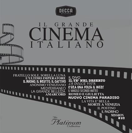 The Platinum Collection. Il grande Cinema italiano (Colonna sonora) - CD Audio