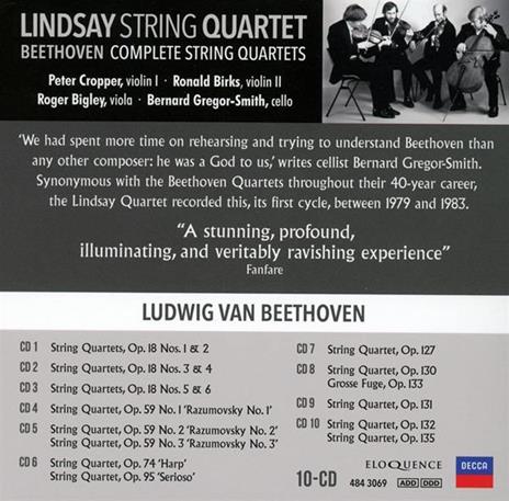 Complete String Quartets - CD Audio di Ludwig van Beethoven - 2