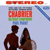 Vinile The Music of Chabrier Emmanuel Chabrier Paul Paray Detroit Symphony Orchestra