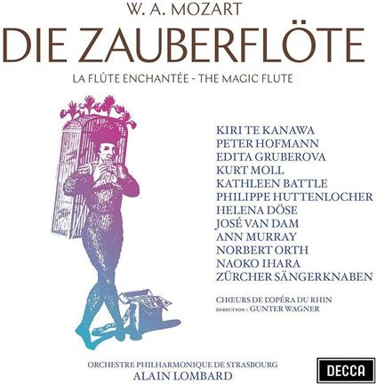Il flauto magico (Die Zauberflöte) - CD Audio di Wolfgang Amadeus Mozart,Kiri Te Kanawa,Alain Lombard,Orchestra Filarmonica di Strasburgo