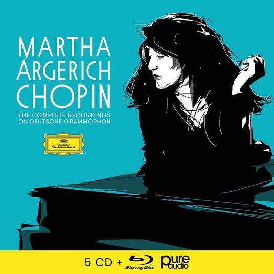 Complete Recordings on Deutsche Grammophon (Box Set: 5 CD + Blu-ray Audio) - CD Audio + Blu-Ray Audio di Frederic Chopin,Martha Argerich