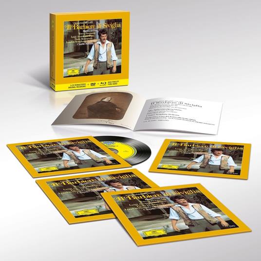 Il Barbiere di Siviglia (2 CD + Blu-ray Audio + DVD) - CD Audio + DVD + Blu-ray Audio di Gioachino Rossini,Hermann Prey,Claudio Abbado,London Symphony Orchestra