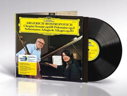 Sonata per violoncello - Vinile LP di Frederic Chopin,Mstislav Rostropovich,Martha Argerich