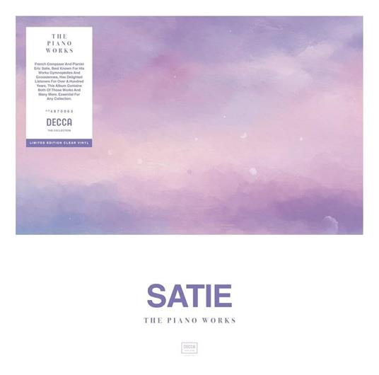 Piano Works - Vinile LP di Erik Satie