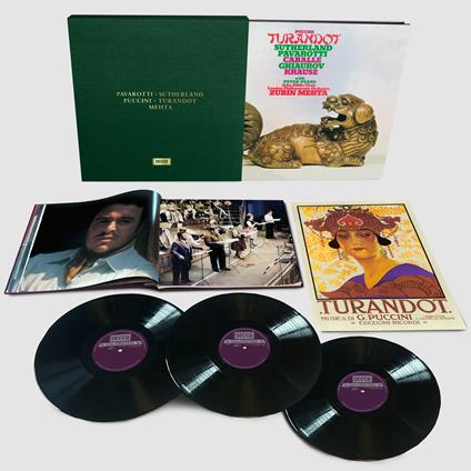 Turandot (Remastered 2025) - Vinile LP di Luciano Pavarotti,Mirella Freni,Giacomo Puccini