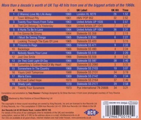 Gene Pitney' Big 20. All the UK Top 40 - CD Audio di Gene Pitney - 2