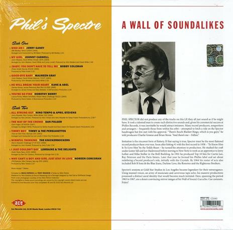 Phil's Spectre. A Wall of Soundalikes (180 gr. Picture Disc) - Vinile LP - 2