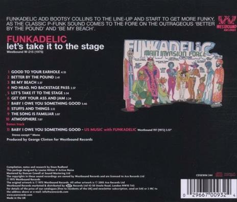 Let's Take it to the Stage - CD Audio di Funkadelic - 2