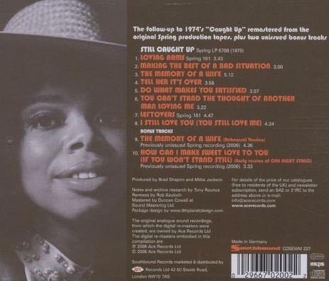 Still Caught Up - CD Audio di Millie Jackson - 2