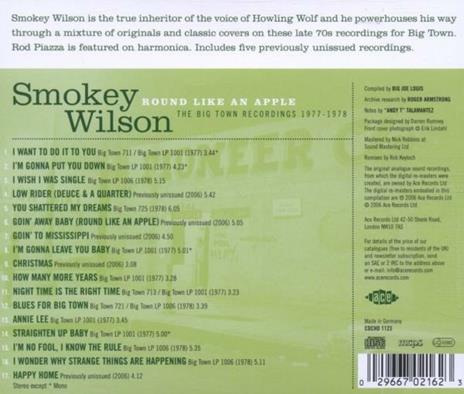 Round Like An Apple. The Bigtown Sessions - CD Audio di Smokey Wilson - 2