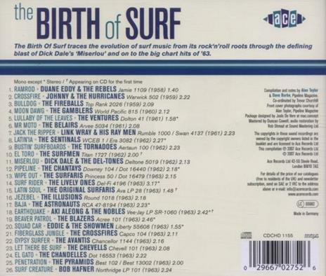 Birth of Surf - CD Audio - 2