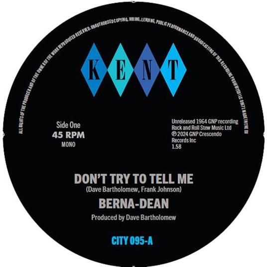 Don'T Try To Tell Me - Laughing On The Outside - Vinile LP di Berna-Dean