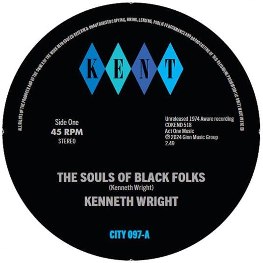 The Souls Of Black Folks - Extra Extra - Vinile LP di Kenneth Wright