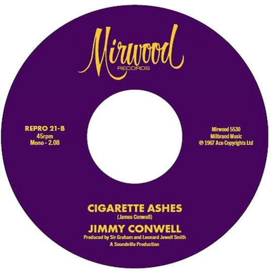 That Beatin' Rhythn - Cigarette Ashes - Vinile LP di Jimmy Conwell,Richard Temple