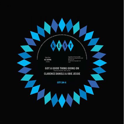 Got A Good Thing Going On - Hard Working Girl - Vinile LP di Obie Jessie,Clarence Daniels