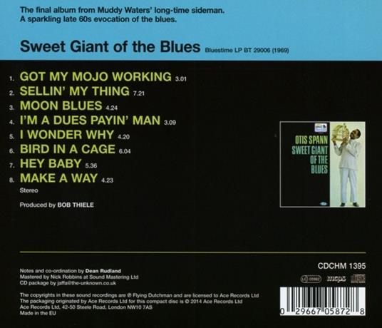 Sweet Giant of the Blues - CD Audio di Otis Spann - 2