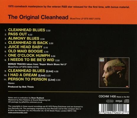 Original Cleanhead - CD Audio di Eddie Cleanhead Vinson - 2