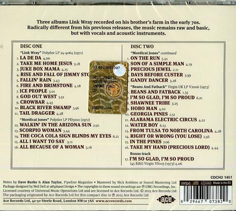 3-Track Shack - CD Audio di Link Wray - 2