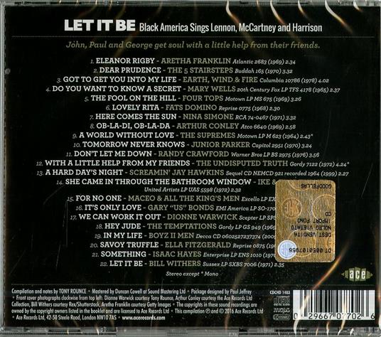 Let It Be. Black America Sings Lennon, McCartney and Harrison - CD Audio - 2