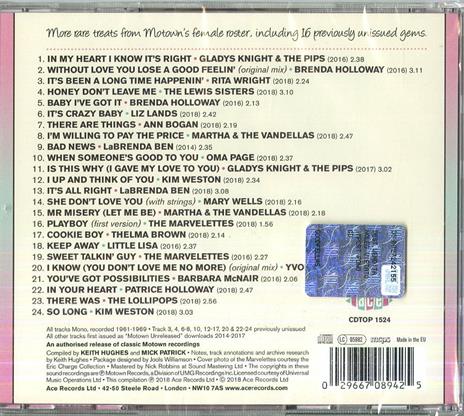 Baby I've Got it. More Motown Girls - CD Audio - 2