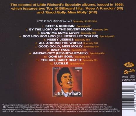 Volume 2 - CD Audio di Little Richard - 2