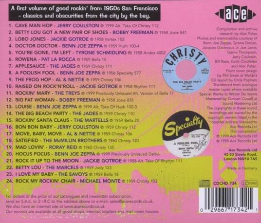 Bay Area Rockers - CD Audio - 2