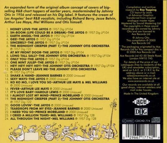 Rock 'n' Roll Hit Parade - CD Audio di Johnny Otis - 2