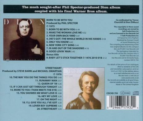 Born to Be with You-Streetheart - CD Audio di Dion - 2