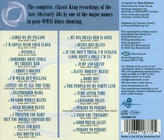 Bald Head Blues - CD Audio di Eddie Cleanhead Vinson - 2