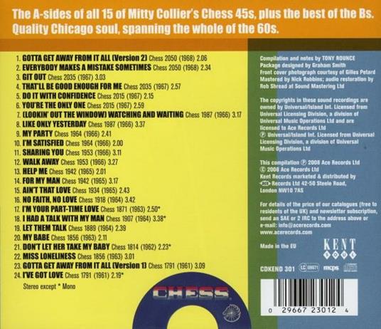 Shades of Mitty Collier - CD Audio di Mitty Collier - 2