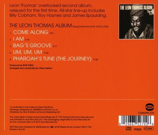 Leon Thomas Album - CD Audio di Leon Thomas - 2