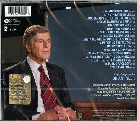 Truth (Colonna sonora) - CD Audio - 2