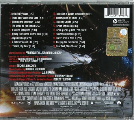 Star Trek Beyond - CD Audio di Michael Giacchino - 2